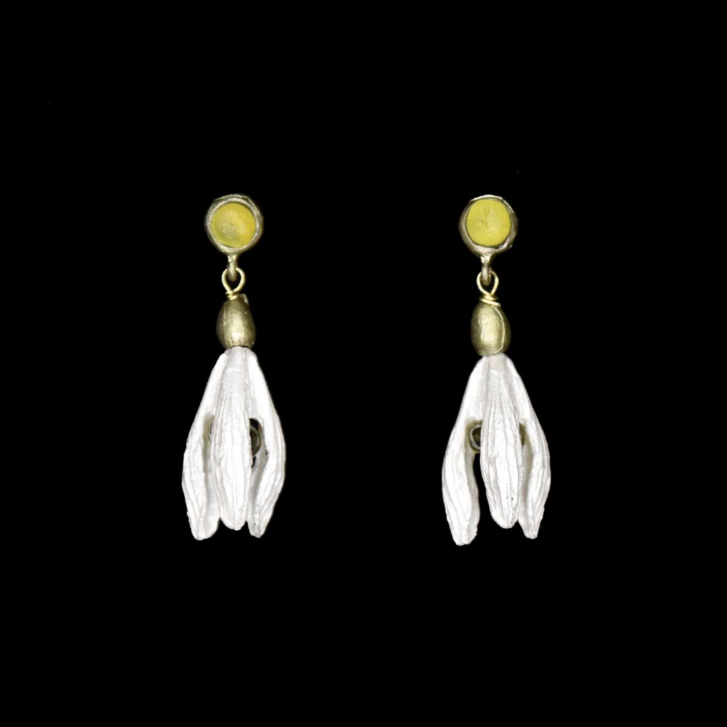Silver Seasons Snow Drops Dangle Earrings 3643BZPD
