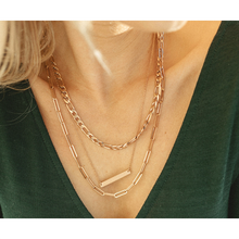 jj+rr Sofia Figaro Necklace Rose Gold 3N6RG