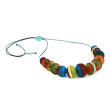 Alicia Niles Soft Stripes Necklace Multicolour BU051MC