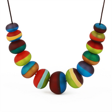 Alicia Niles Soft Stripes Necklace Multicolour BU051MC