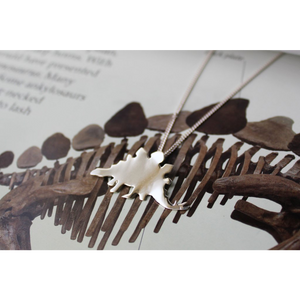 Slashpile Stegosaurus Dinosaur Necklace