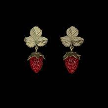 Silver Seasons Strawberry Post Earrings 3669BZ