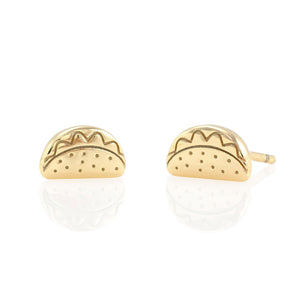 Kris Nations Taco Studs Gold E617-G