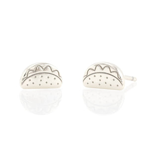 Kris Nations Taco Studs Silver E617-S