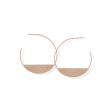 jj+rr Taylor Earrings Rose Gold 9E17RG