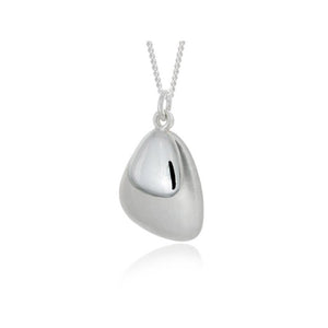 Pamela Lauz Terra Duo Pebble Silver Pendant TER-S009