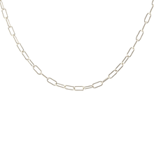 Kris Nations Thick Drawn Cable Chain Necklace Silver N866-S