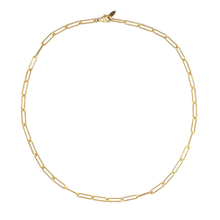 Kris Nations Thick Paperclip Chain Necklace Gold N867-G