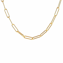 Kris Nations Thick Paperclip Chain Necklace Gold N867-G