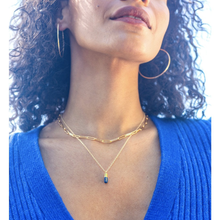 Kris Nations Thick Paperclip Chain Necklace Gold N867-G