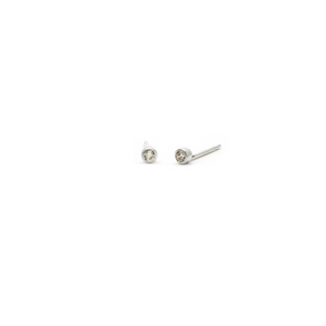 Laughing Sparrow Tiny 2mm Cubic Zirconia Studs 170-04