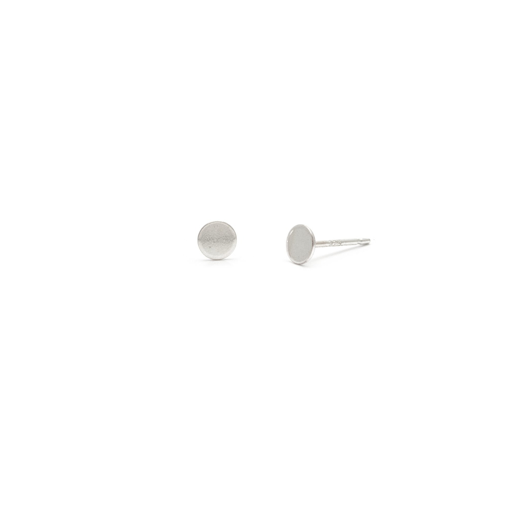 Laughing Sparrow Tiny Disk Studs 170-03