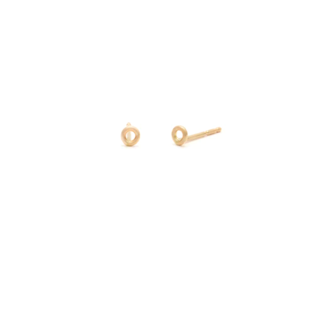 Laughing Sparrow Tiny Doughnut GF Studs 170-27