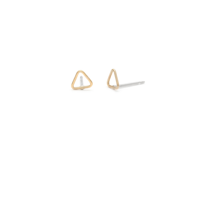 Laughing Sparrow Tiny Triangle Studs 170-16
