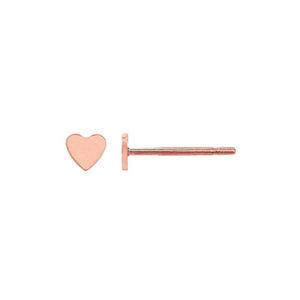 Laughing Sparrow Tiny Heart Studs RGF 170-26