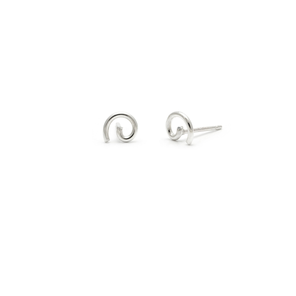 Laughing Sparrow Tiny Spiral Studs 170-08