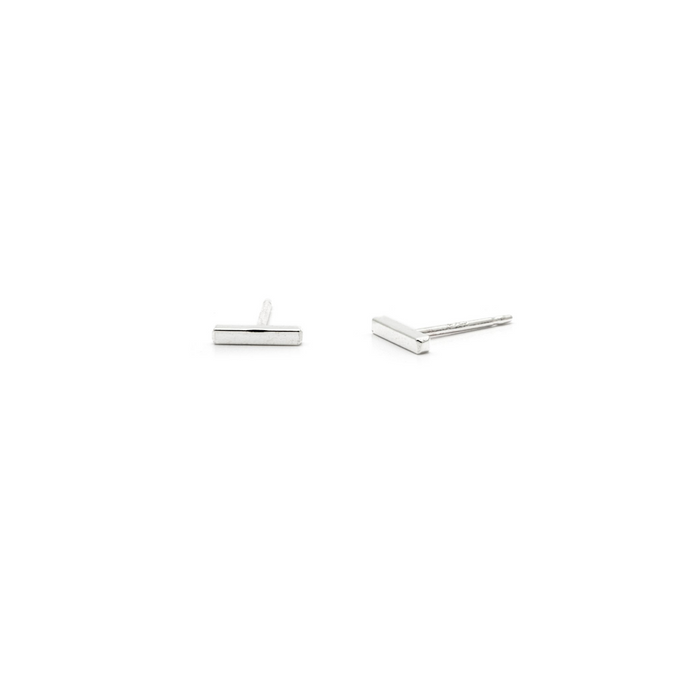 Laughing Sparrow Tiny Square Bar Studs 170-05