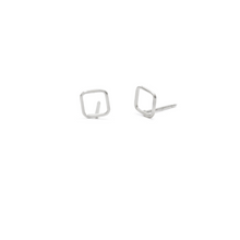 Laughing Sparrow Tiny Square Studs 170-17