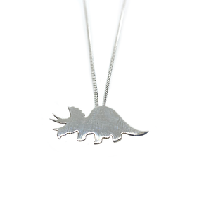 Slashpile Triceratops Dinosaur Necklace