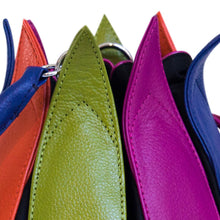 bylin Multicolour Structure Leather Tulip Bag 071306