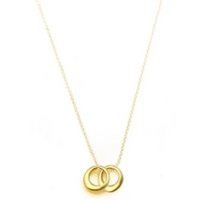 Philippa Roberts Two Little Circles Necklace Gold 5115VN