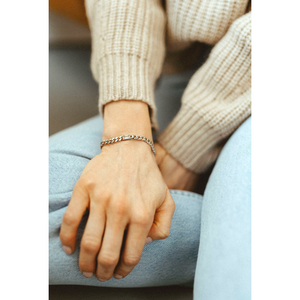 jj+rr Valeria Crystal Bracelet Silver 2B2S