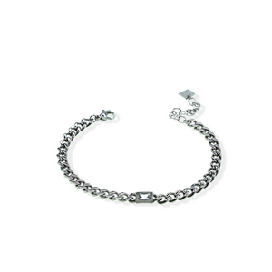 jj+rr Valeria Crystal Bracelet Silver 2B2S