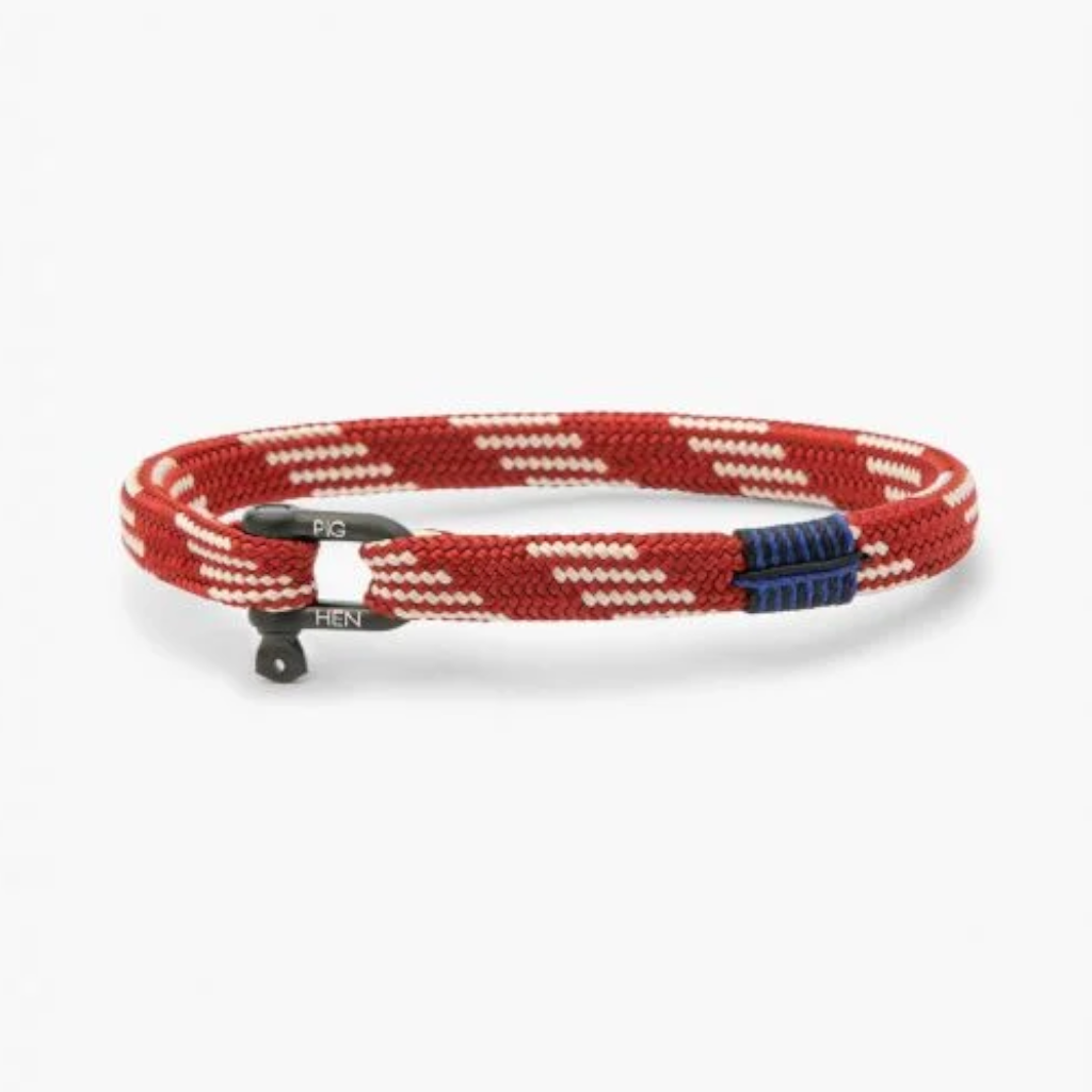 Pig & Hen Vicious Vik Brick Red Ivory Bracelet P19-294130
