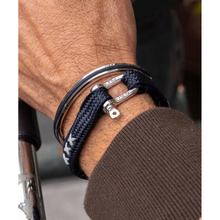 Pig & Hen Vicious Vik Navy Coat of Arms Bracelet P19-163XXX
