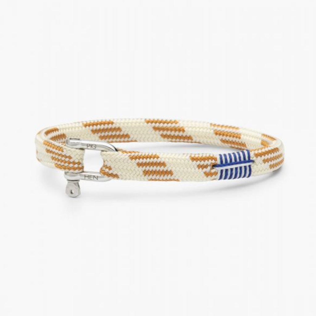 Pig & Hen Vicious Vik Off White Brown Beige Bracelet P19-FW21-112234