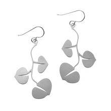Daphne Olive Vine Earrings Silver FS107E