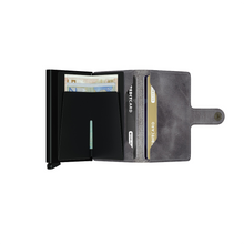 Secrid Vintage Grey-Black Miniwallet MV-GREY-BLACK