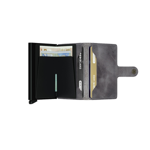 Secrid Vintage Grey-Black Miniwallet MV-GREY-BLACK