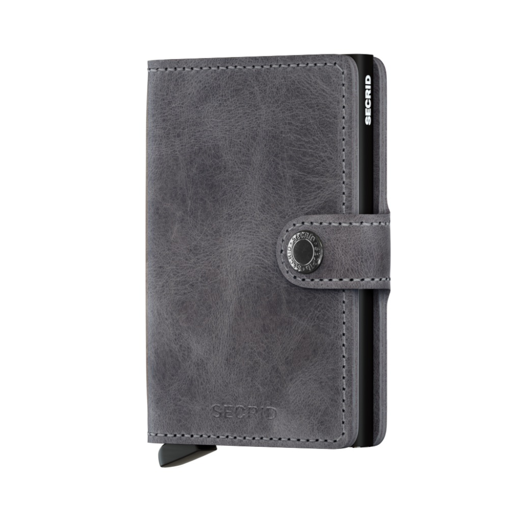 Secrid Vintage Grey-Black Miniwallet MV-GREY-BLACK