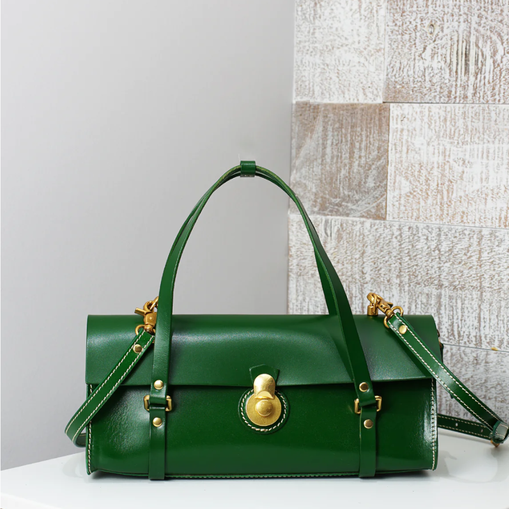 Uppdoo Vive Baguette Satchel Pine