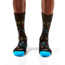 Yo Sox Weekly Check-up Men's Crew Socks 410472