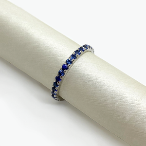 !XAM Blue Sapphire Stacking Ring
