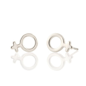 Kris Nations Woman Studs Silver E534-S