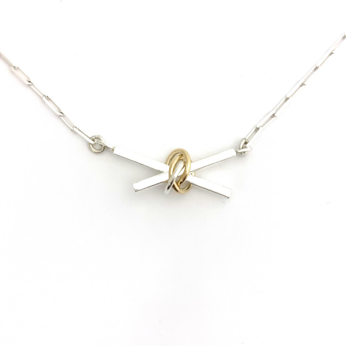 Constantine Designs XO Hugs & Kisses Choker SS/14k 22-1420