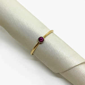 !XAM Ruby Stacking Ring JB-3892
