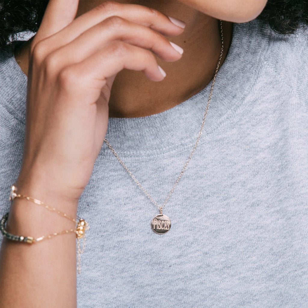 Pisces discount charm necklace
